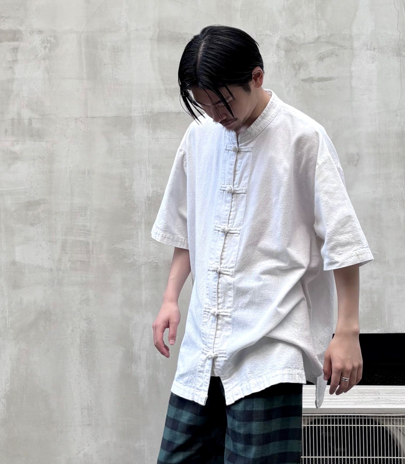90’s MYSTIC CLOTHING” Cotton S|S China Shirt