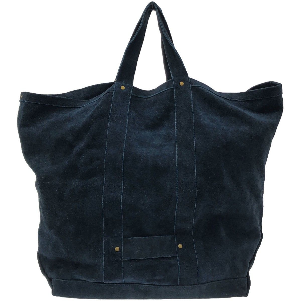 SEVEN BY SEVEN セブンバイセブン 24AW OCEANS スウェードトートバッグ OCEAN NAVY ネイビー