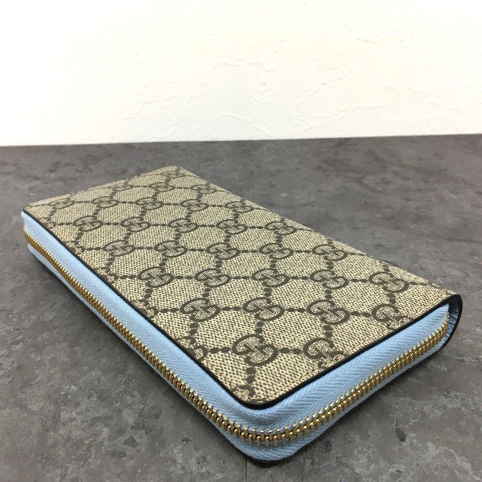送料込み！ 未使用品 GUCCI ジップウォレット 456117 箱付き 142  