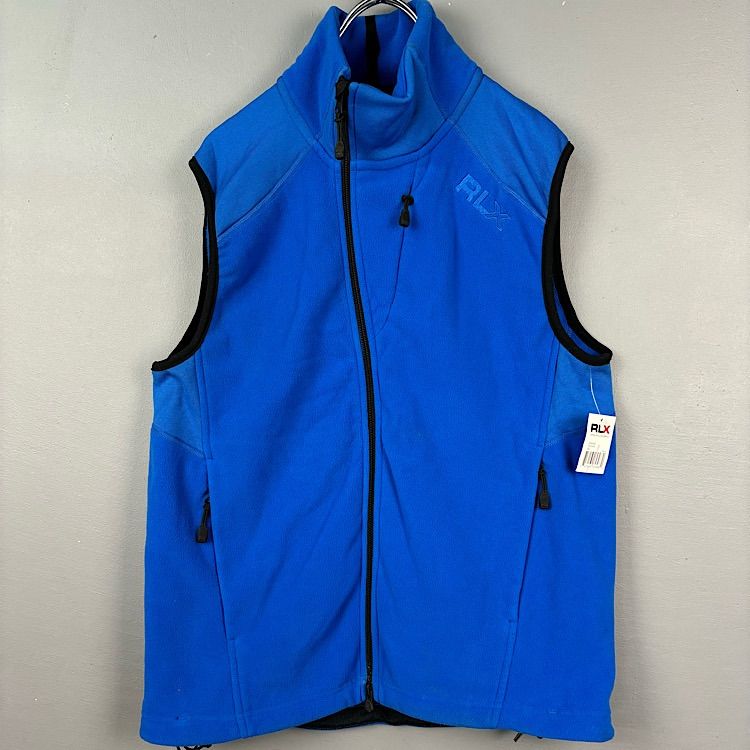 新品未使用 RLX RALPH LAUREN ラルフローレン フリースベスト ジップ