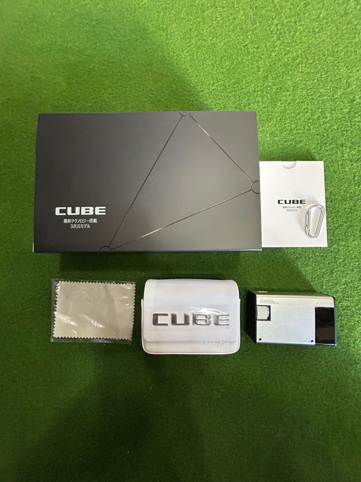 GOLFZON CaddyTalk(キャディトーク) ゴルフ 距離測定器 CaddyTalk CUBE キューブ レーザー距離計　中古