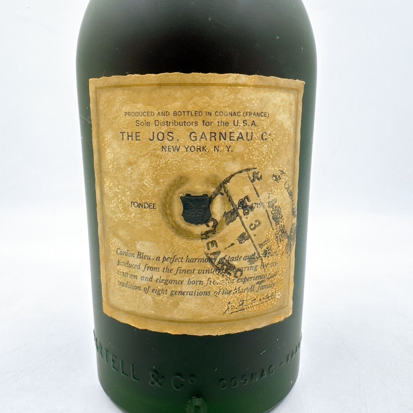 未開栓】マーテル コルドン ブルー 緑瓶 旧ボトル コニャック MARTELL