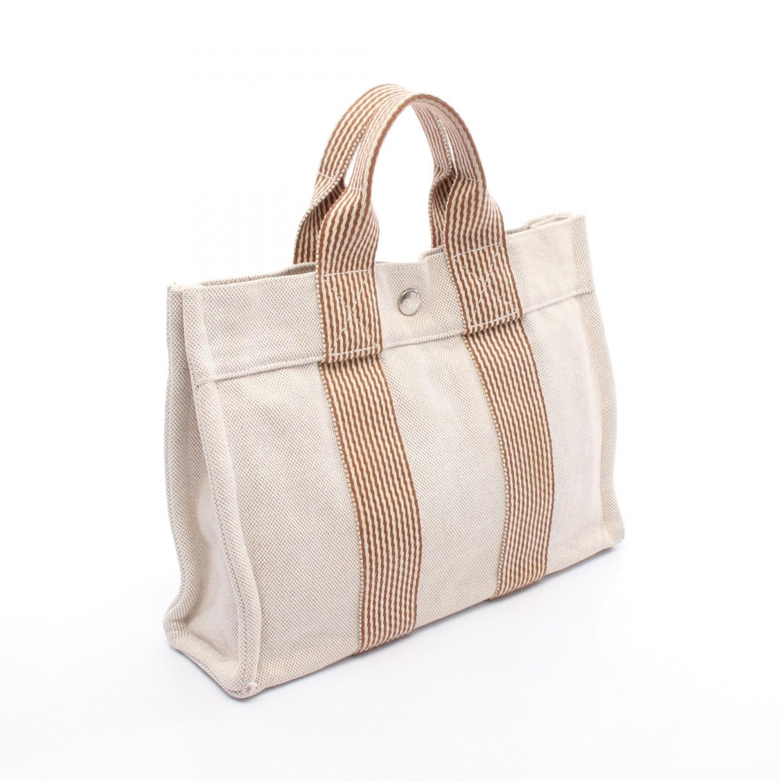 HERMES ストライプキャンバスバッグ Aya様専用 HERMES エルメス カンヌ