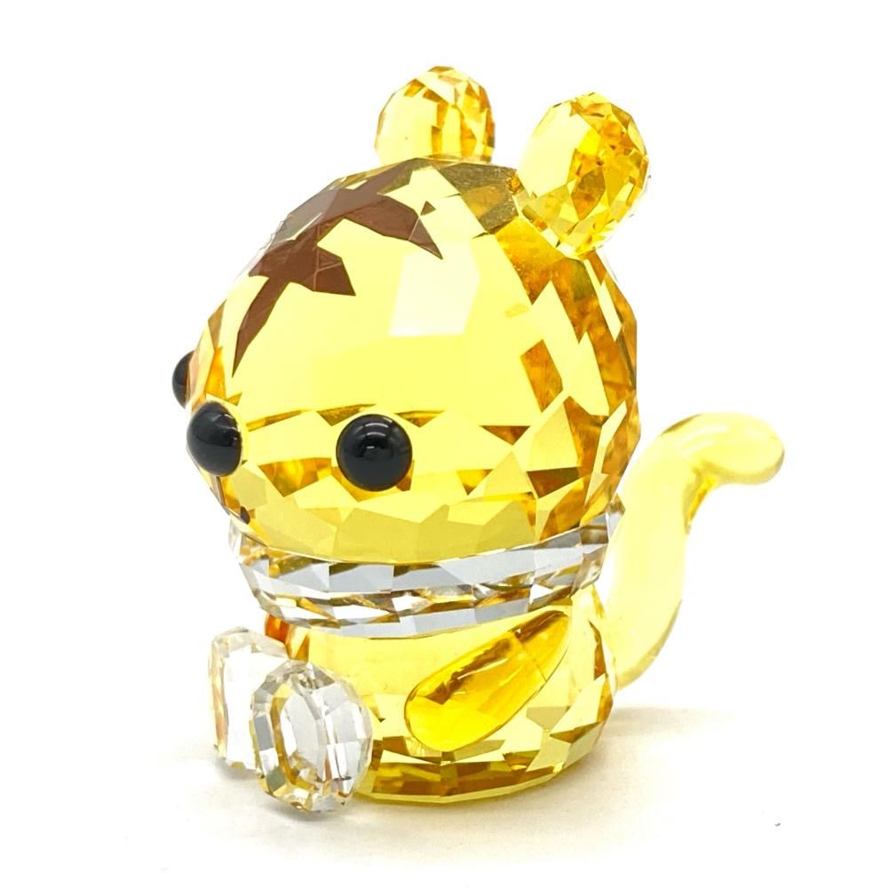 スワロフスキー SWAROVSKI 寅 タイガー Vigorous Tiger オブジェ 置物 5302562 イエロー 干支 十二支 虎