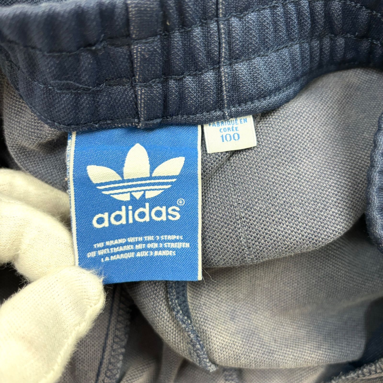 アディダス トラックパンツ ヨーロッパ トレフォイルロゴ 3ライン ネイビー ☆adidas☆ アディダス トラックパンツ ヨーロッパ ジャージ
