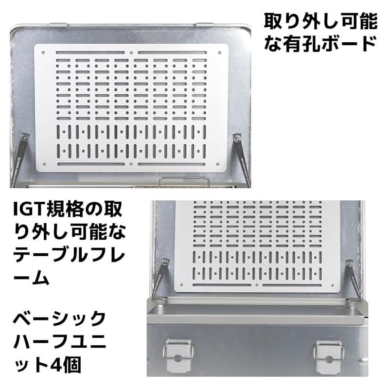 Amazon.co.jp: CAMVIL（ケムビル）アルミボックス60L コンテナ