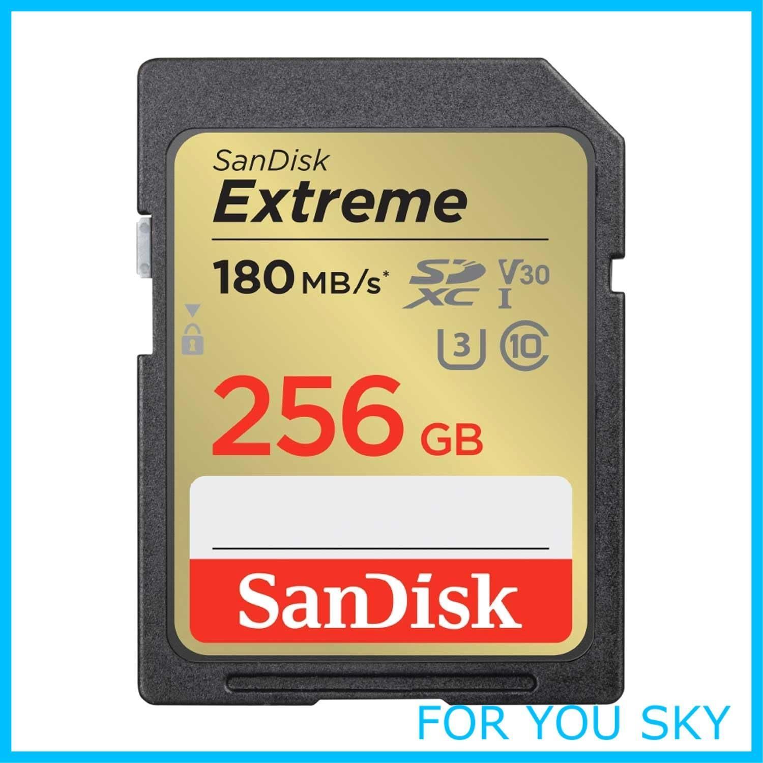 [新品・未使用]【 サンディスク 正規品 】 SDカード 256GB SDXC Class10 UHS-I U3 V30 SanDisk Extreme SDSDXVV-256G-GHJIN 新パッケージ