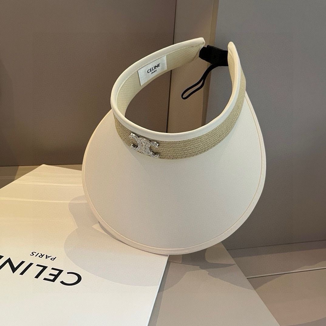 Celine セリーヌ ノンクローズドサンハット メガニューキャップ シンプルでユニバーサルなデザイン