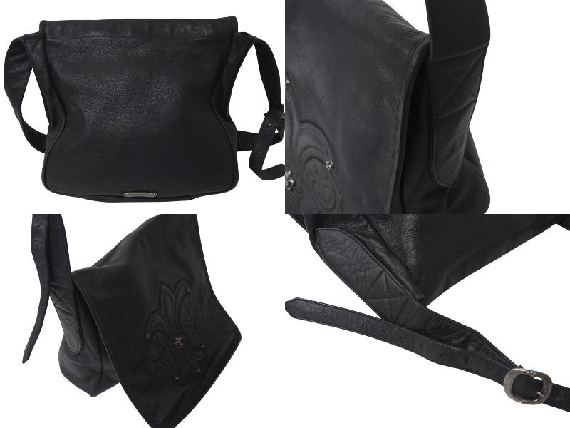 極美品 CHROME HEARTS クロムハーツ メッセンジャーバッグ BAG
