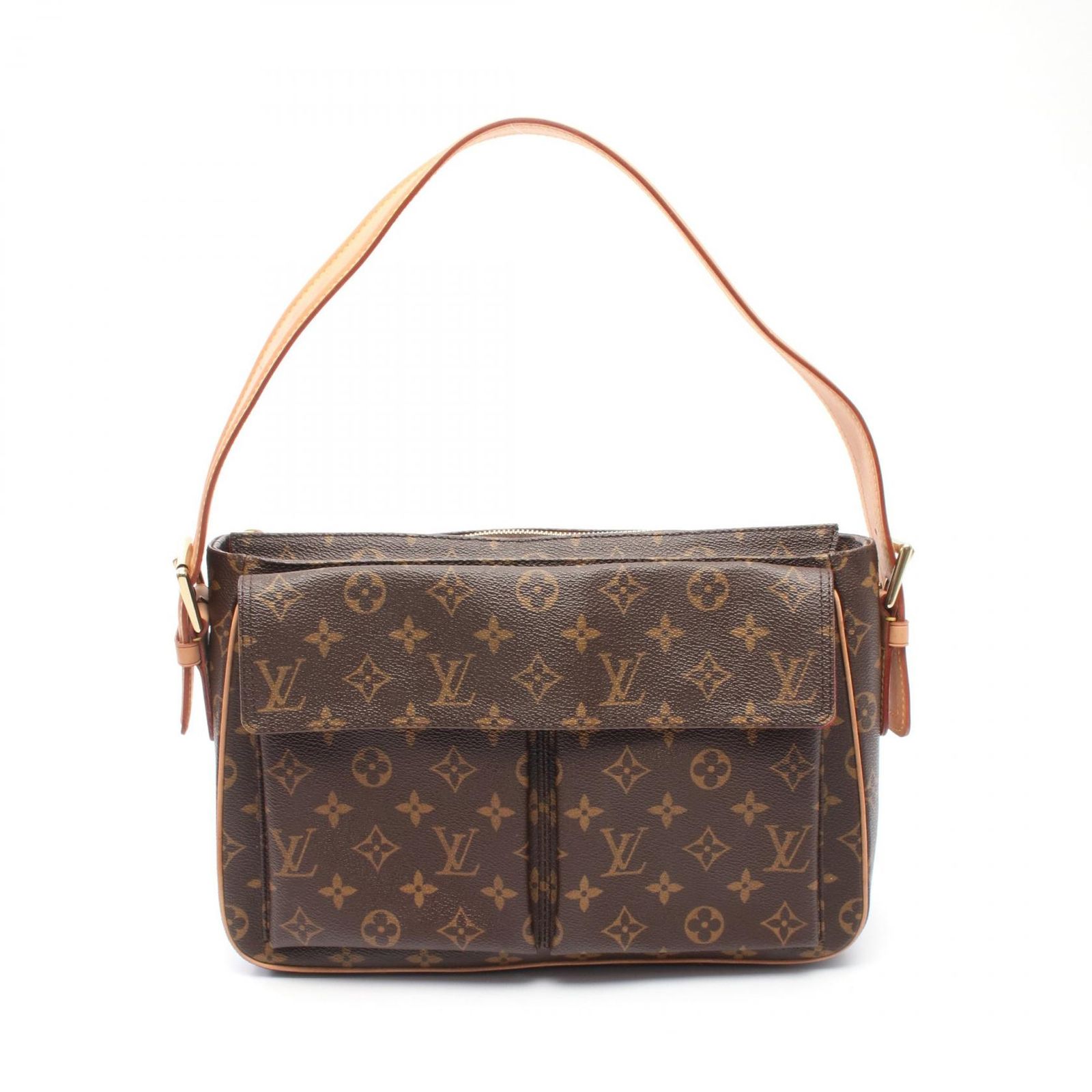 ルイ ヴィトン LOUIS VUITTON ショルダーバッグ ヴィバシテGM モノグラム M51163 PVCコーティングキャンバス レザー ヴィバ シテGM レディース Used B