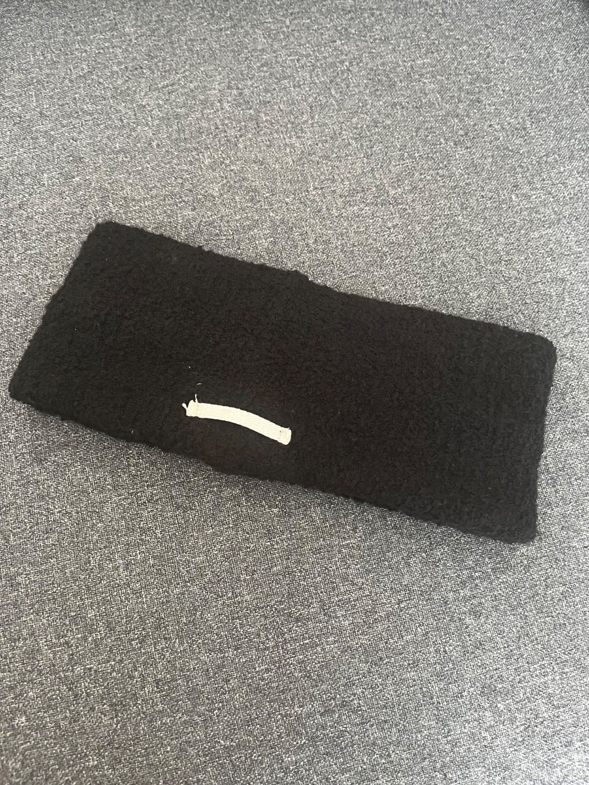 kinema パイルヘアバンド ブラック pile hair band キネマ