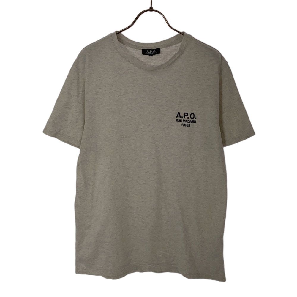 アーペーセー 日本製 半袖 Tシャツ L グレー A.P.C. メンズ