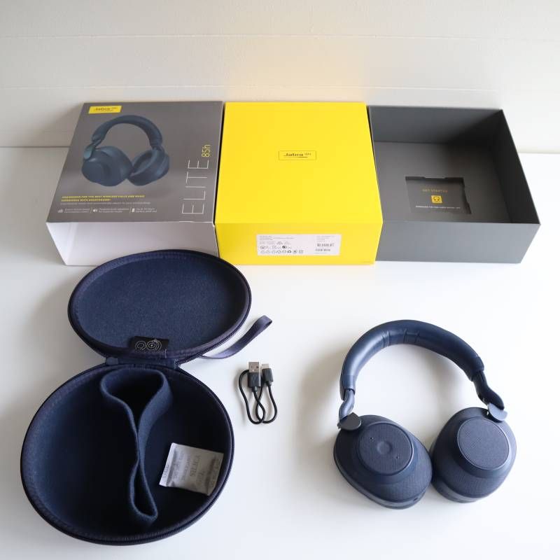Jabra Elite 85h ワイヤレス ヘッドホン ノイズキャンセリング Bluetooth ケース付 動作 済み