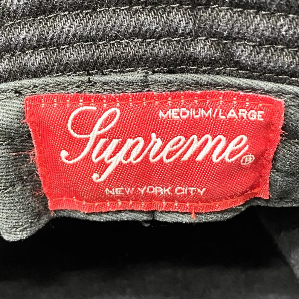 中古】Supreme 25SS Denim Crusher HAT ブラック サイズM/L ハット