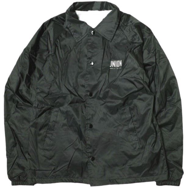 新品UNION ナイロンジャケット コーチジャケットUNION BINDING UNION-