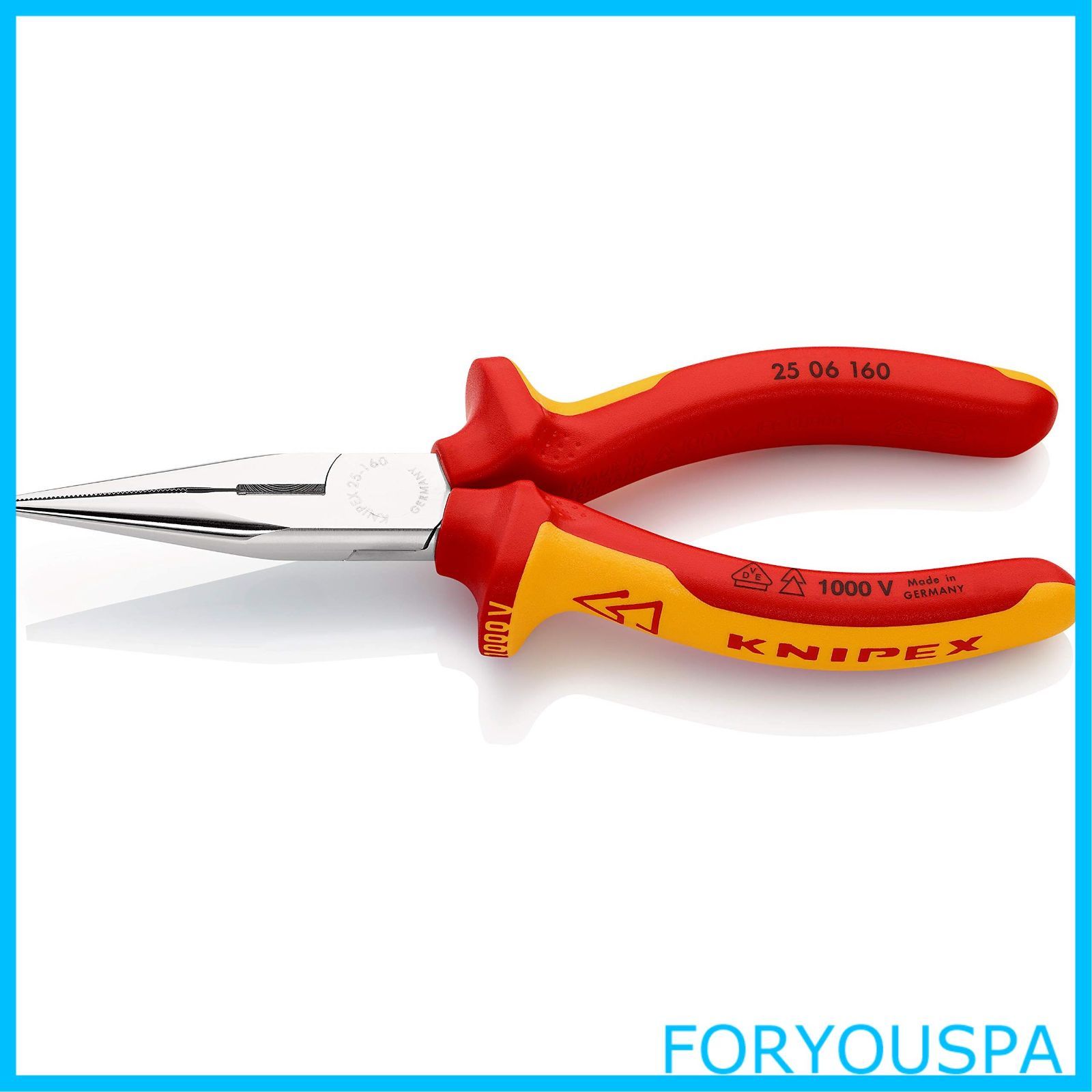 特価商品】KNIPEX(クニペックス) 絶縁ラジオペンチ 160mm 1000V絶縁