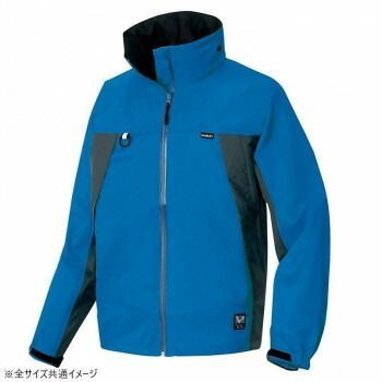 アイトス 全天候型ジャケット スチールブルー×チャコール LL 56301