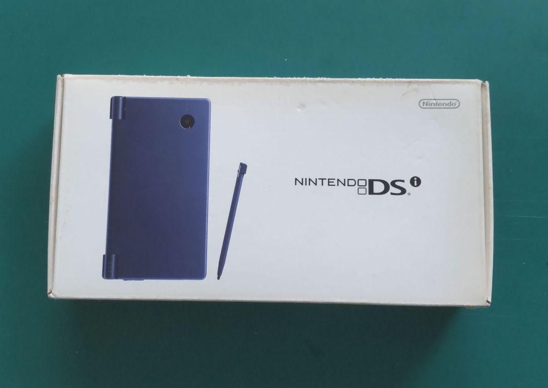 E32【中古・良品】NINTENDO DSI Metallic Blue3856 メタリックブルー 液晶画面少々訳あり