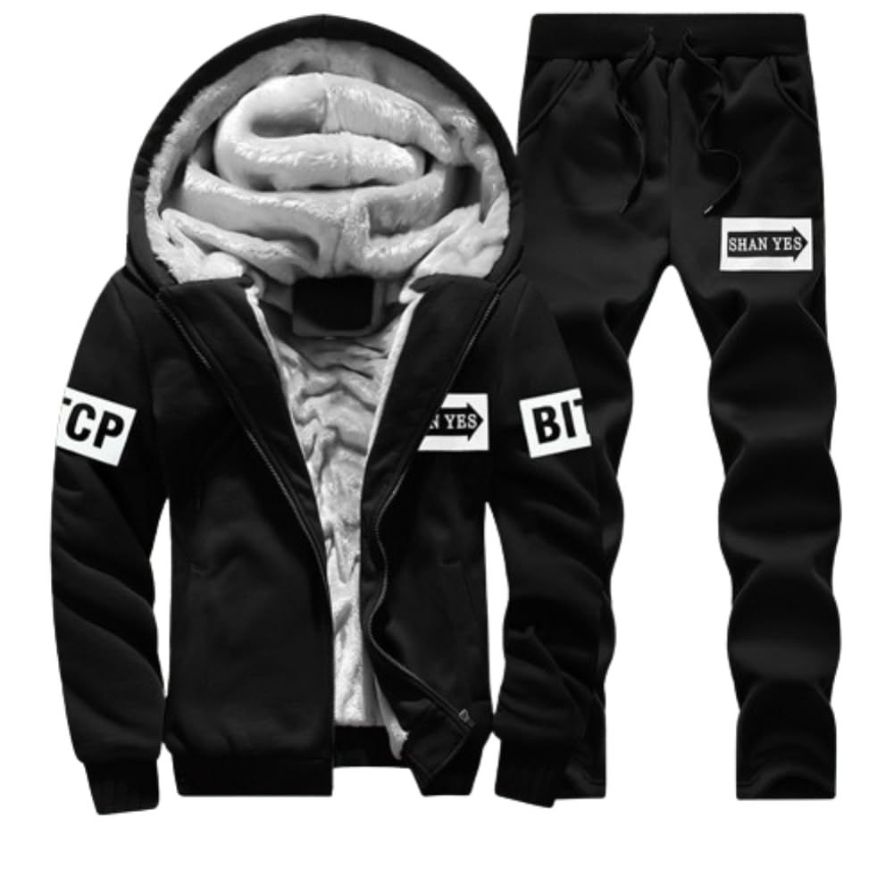 [RED RAY] [レッドレイ] ジャージ 上下 セット セットアップ スウェット メンズ (XL， ブラック_裏起毛) [ブラック_裏起毛] [XL]