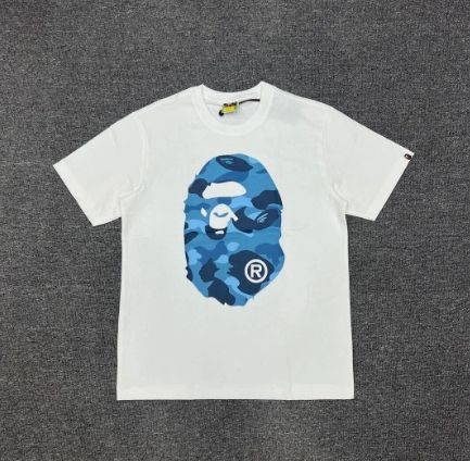 新品 A BATHING APE Sakura Photo Ape Head Tee アベイシングエイプ Tシャツ 黑+白 2枚