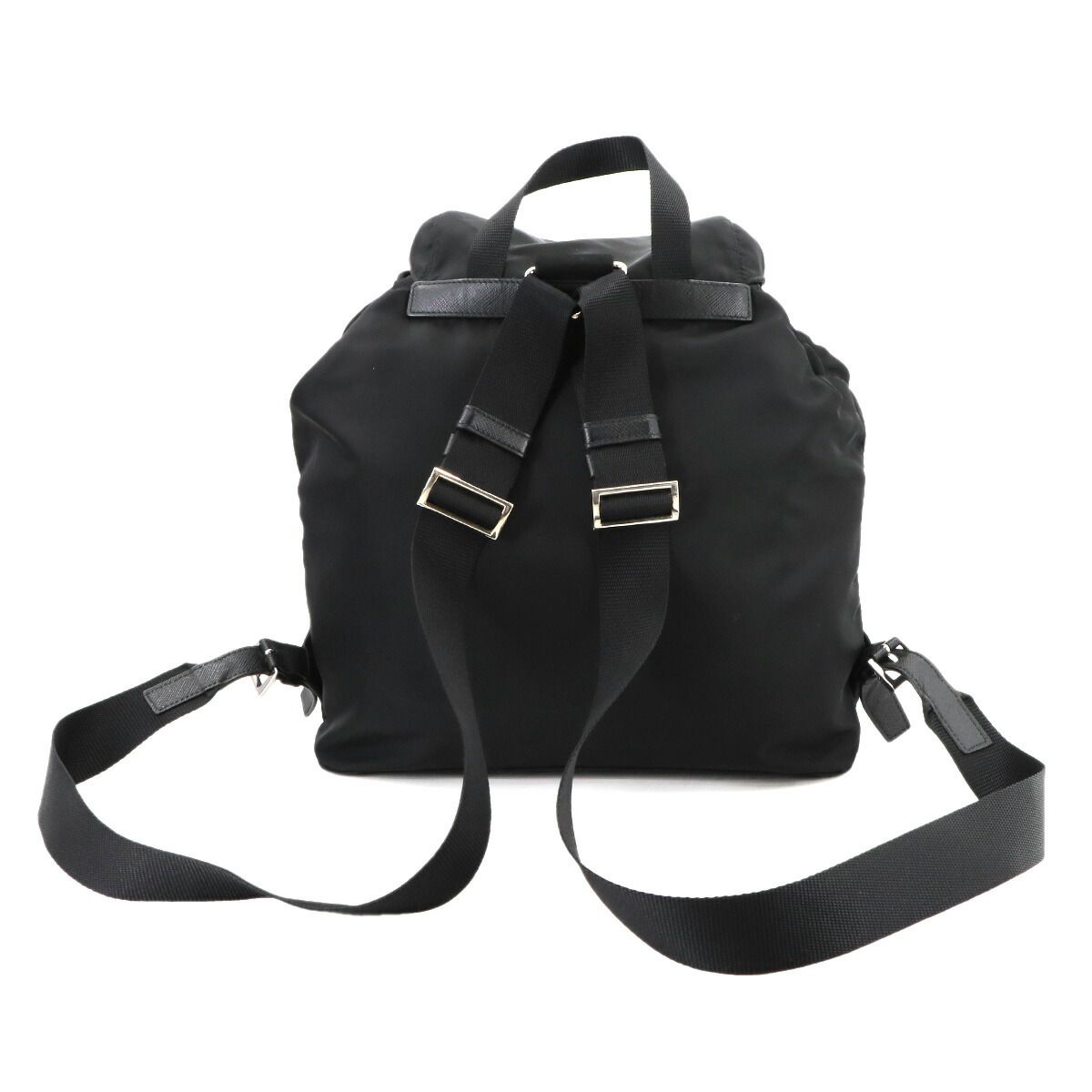 美品PRADA /ナイロンリュック バックパック VELA ブラック正規品 PRADA プラダ バックパック VELA リュック ブラック レディース