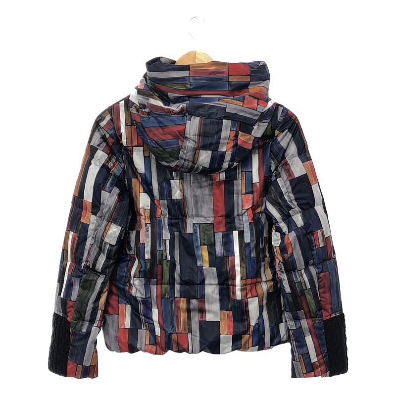 美品】 YOSOOU / ヨソオウ | 異素材 ニットポケット 総柄 ダウン
