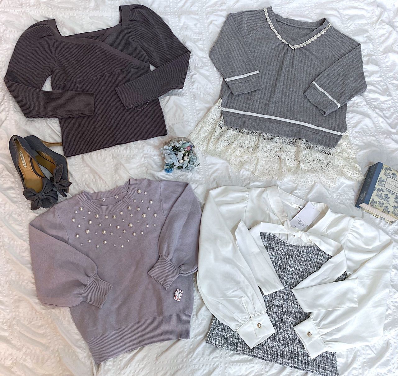 美人百花 寒色系ブルベレディース服セットコーデ売り♡ バレンタイン 
