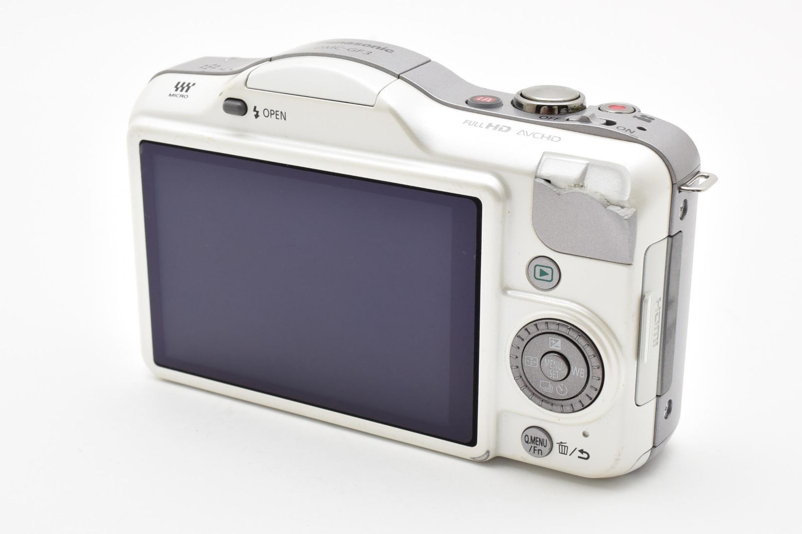 美品 Panasonic LUMIX DMC-GF3 デジタルカメラボディ ホワイト 美品 Panasonic LUMIX DMC-GF3 デジタルカメラボディ ホワイト