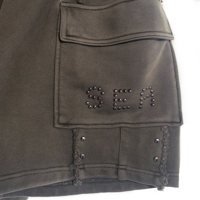 WIND AND SEA ウィンダンシー Sulfer Acid Studs Sweat Short