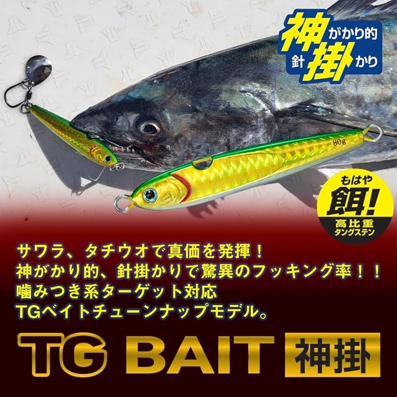 ダイワ(DAIWA) タングステンジグ TGベイト神掛 120G PHアカキン