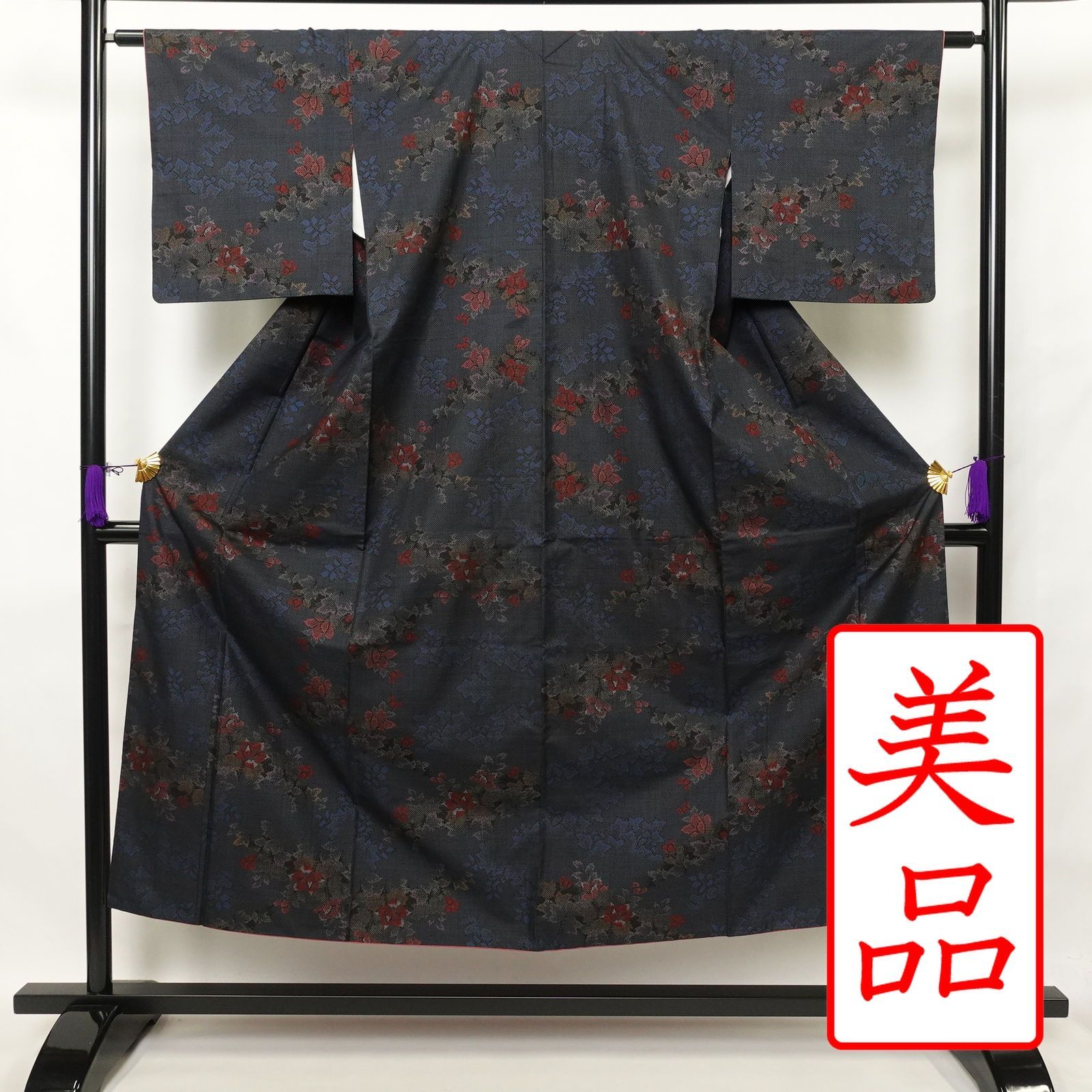 付け下げ　紬　辻ヶ花　霞　着物　032w 付け下げ 紬 辻ヶ花 霞 着物 032w（付け下げ 紬 辻ヶ花 霞 着物