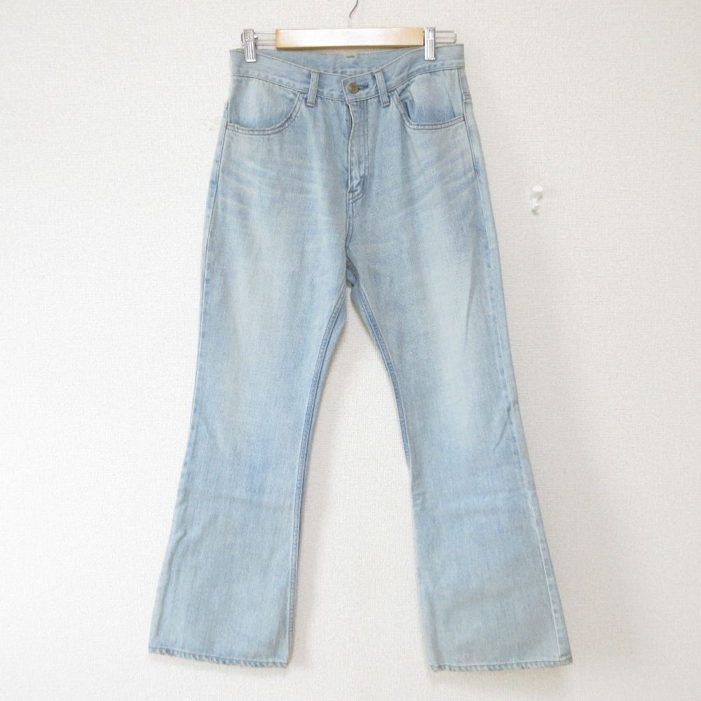 TICCA / ティッカ / タックワイドデニム（ブルー・ライトブルー