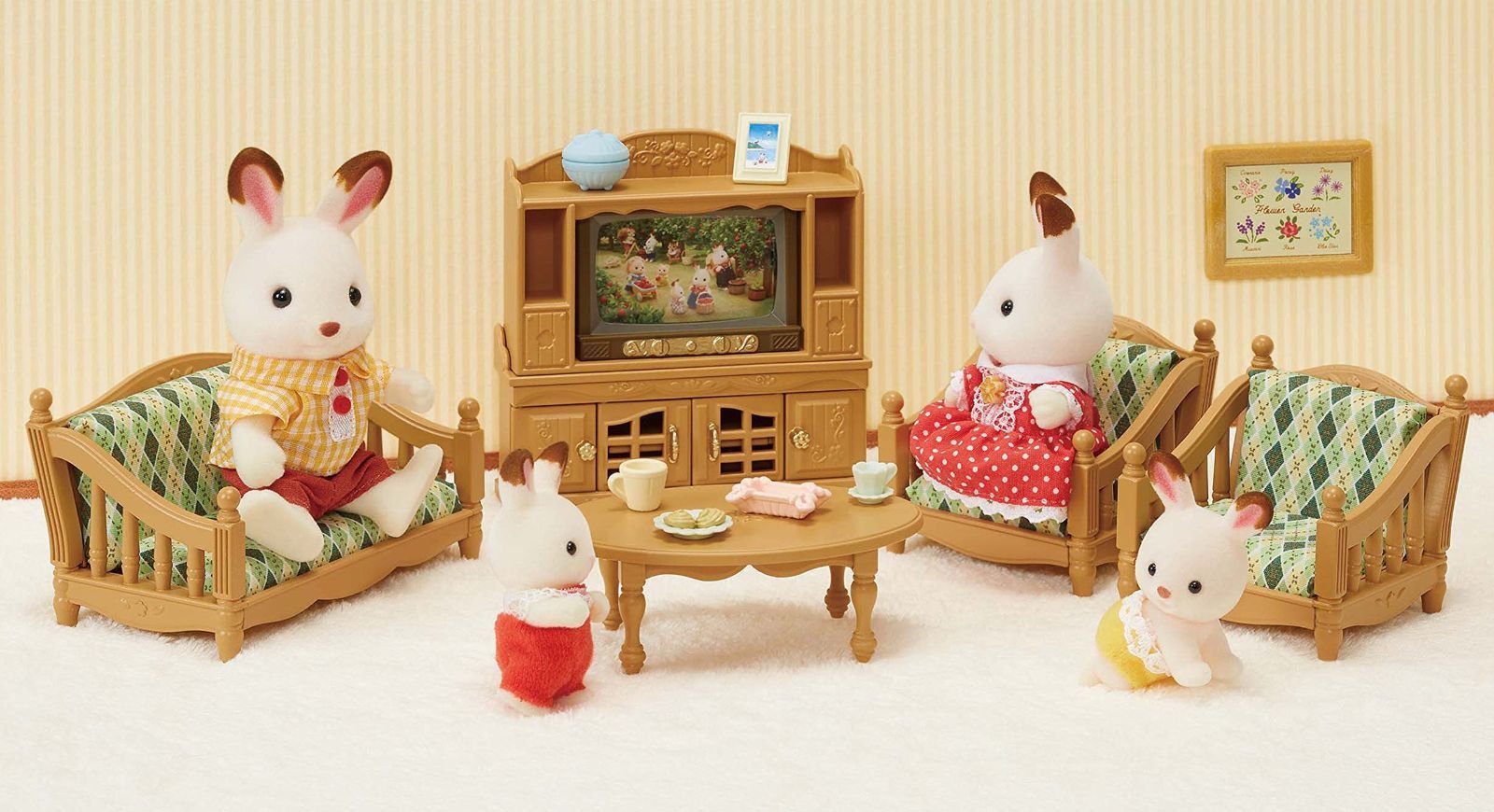 シルバニアファミリー 家具 【 テレビ・テレビ台セット 】 カ-522 ST 