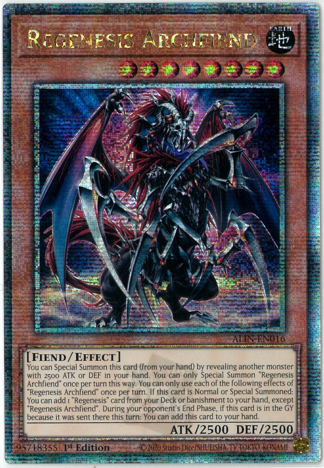 遊戯王/英語版/EU版/再世の魔神 ベミドバル/Regenesis Archfiend