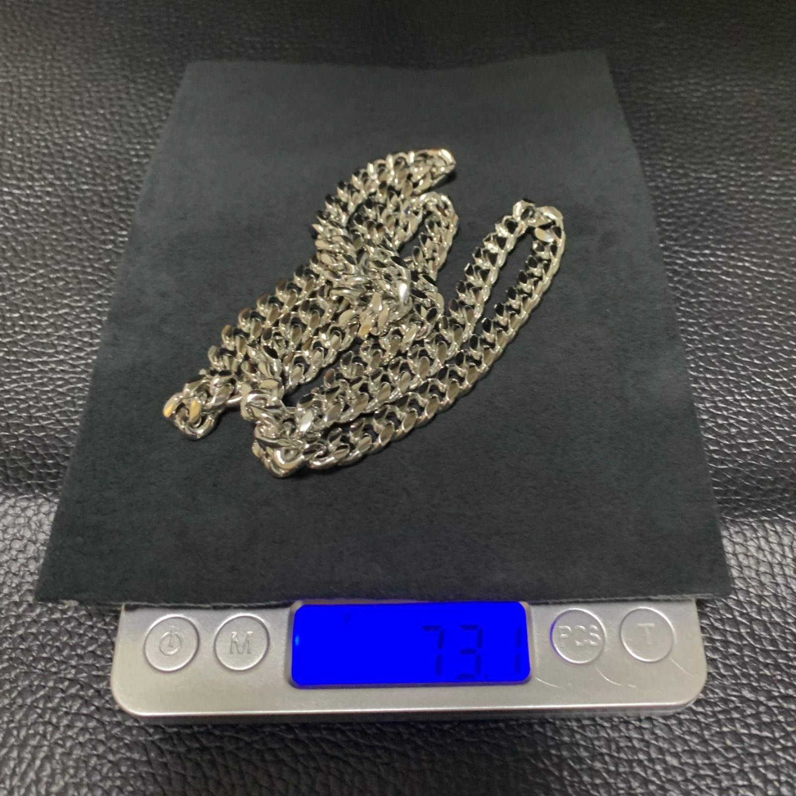 特別製 シルバー925 喜平 チェーン 金ゴールド マイアミ メンズ  