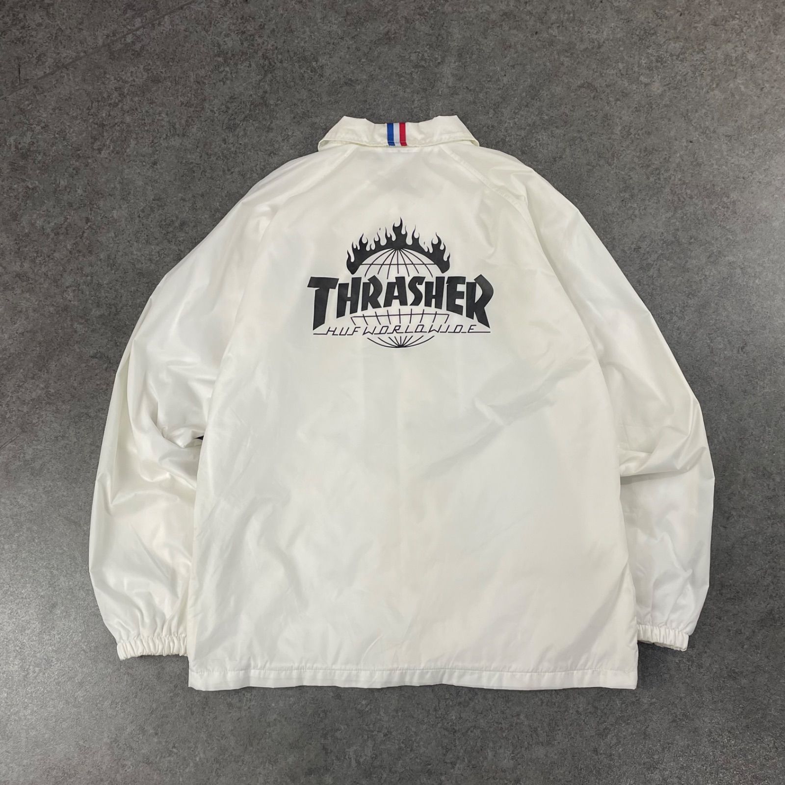 ハフ スラッシャー TDS コーチジャケット ホワイト L - Huf - Huf X 