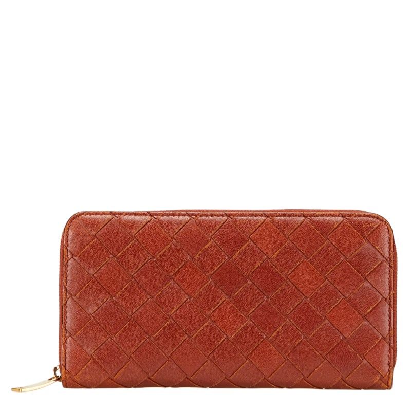 ボッテガヴェネタ イントレチャート ブラウン レザー レディース BOTTEGAVENETA 1-0225109