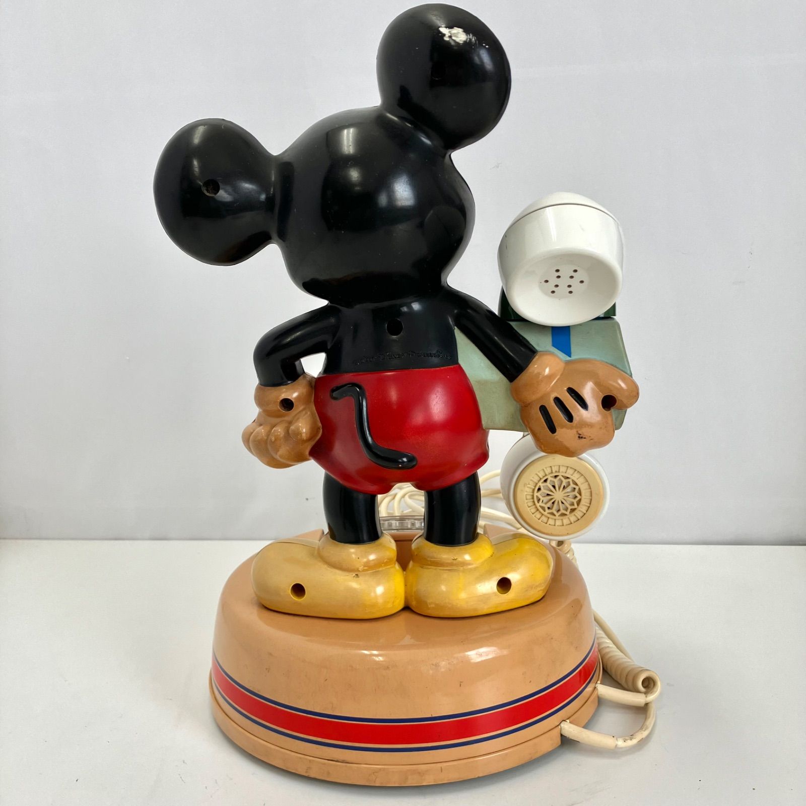 758113】 Disney ミッキーマウス ダイヤル式 電話機 DK-641 綺麗品 - メルカリ