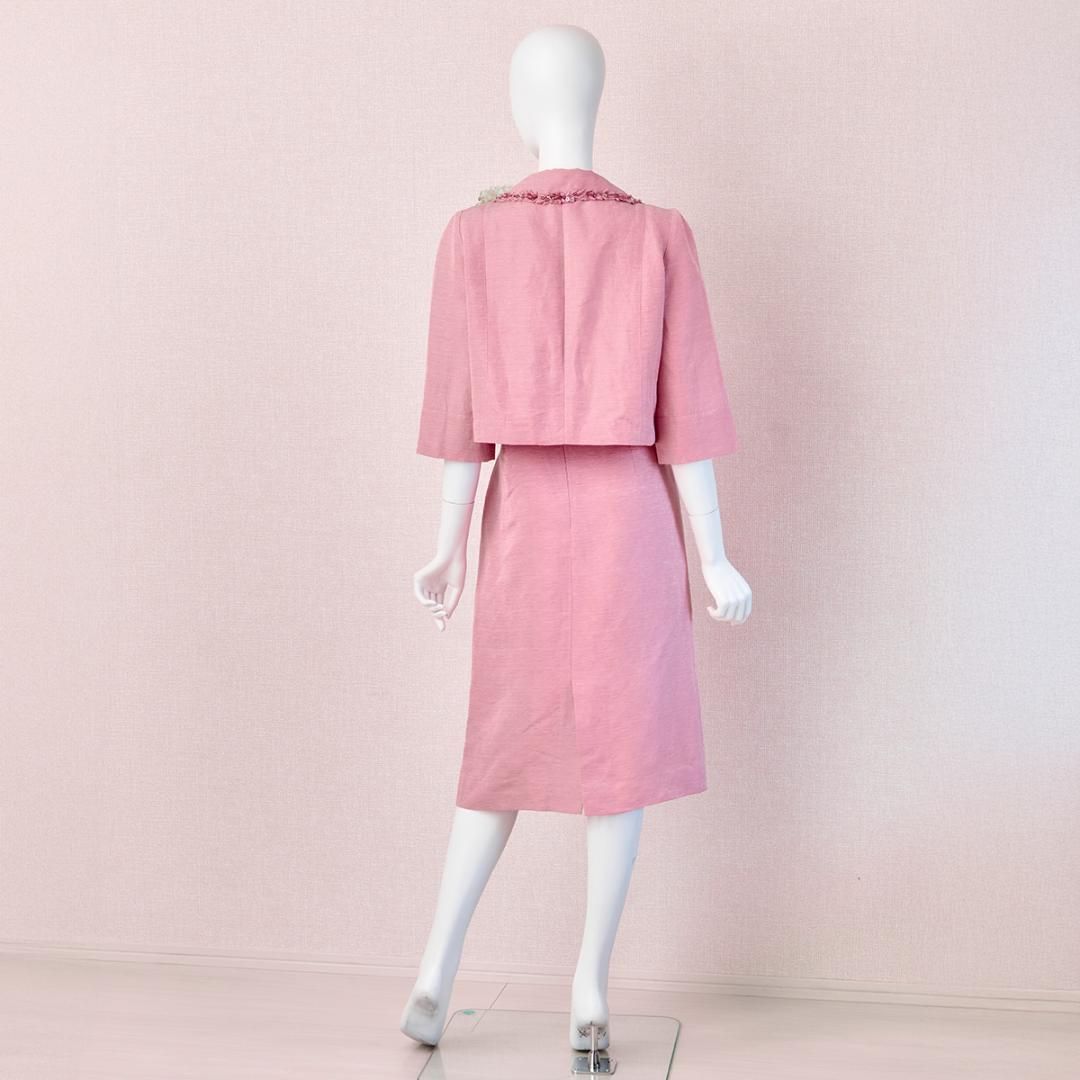 ピンク シルク混