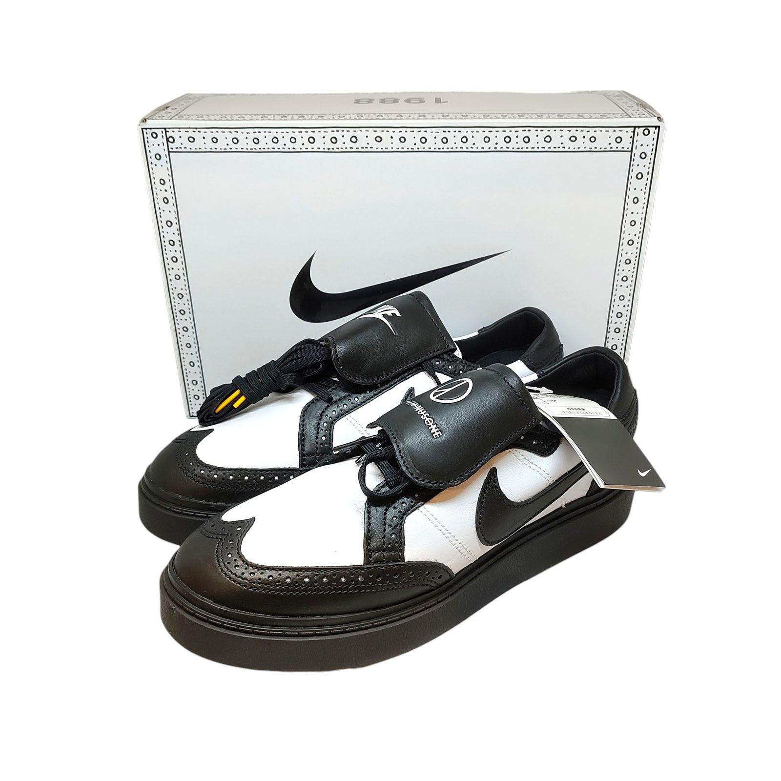 NIKE ナイキ ×PEACEMINUSONE Kwondo1 スニーカー DH2482-101 US10.5 28.5cm ブラック×ホワイト