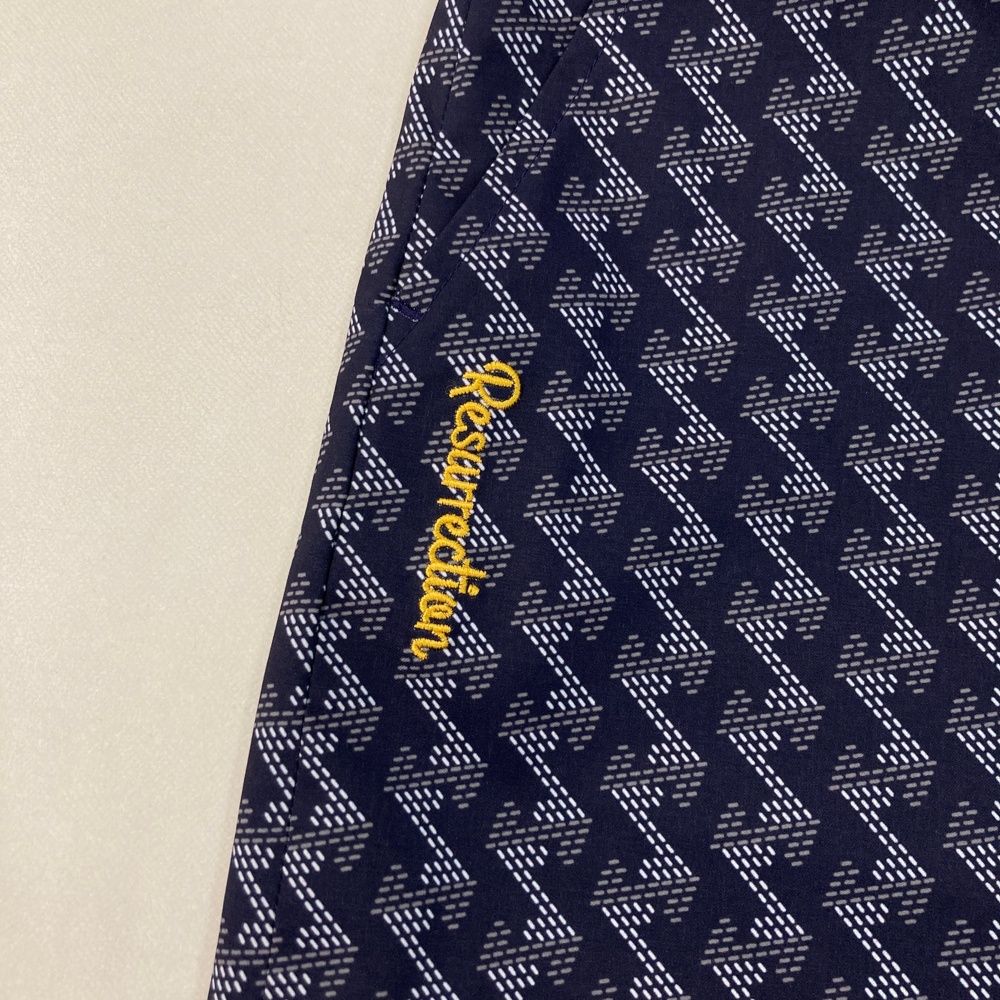 理想的な サイズ S RESURRECTION レザレクション スカート 総柄 ネイビー系 240101438017 ゴルフウェア レディース ストスト 入荷続き！