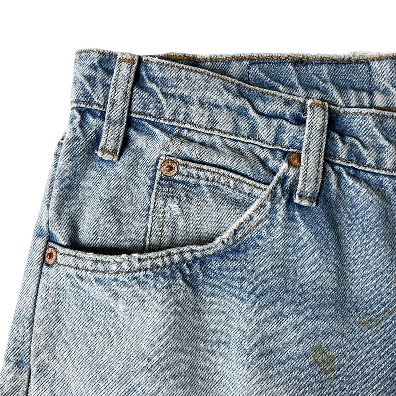 90s USA製 Levis 505 0215 クラッシュ デニム パンツ 34 32 / 90年代