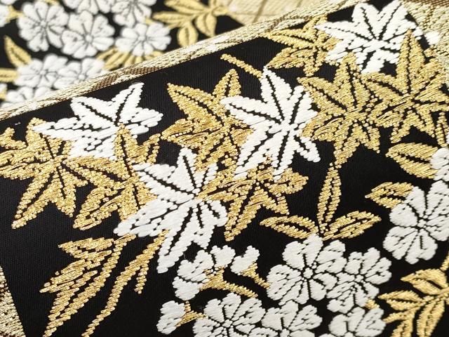 平和屋本店□極上 山口美術織物 皇室 伊勢神宮御用 西陣織 六通柄袋帯  