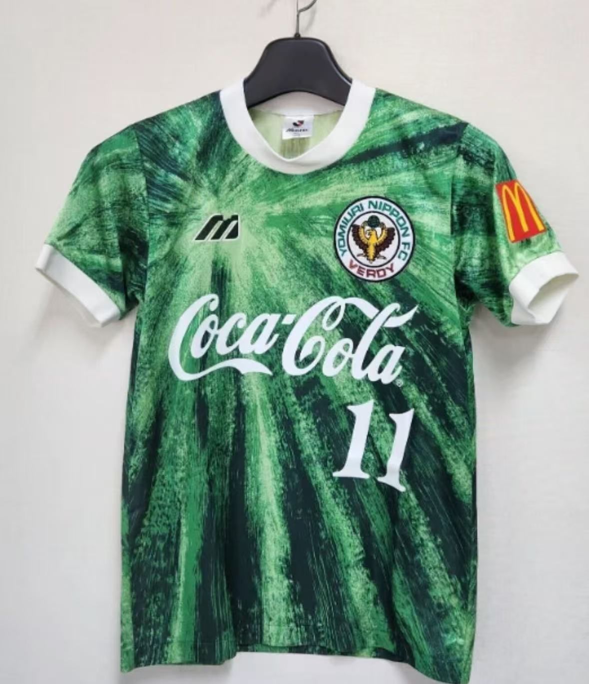 未使用 レア 日本代表 三浦知良 カズ Tシャツ 炎 ユニフォーム