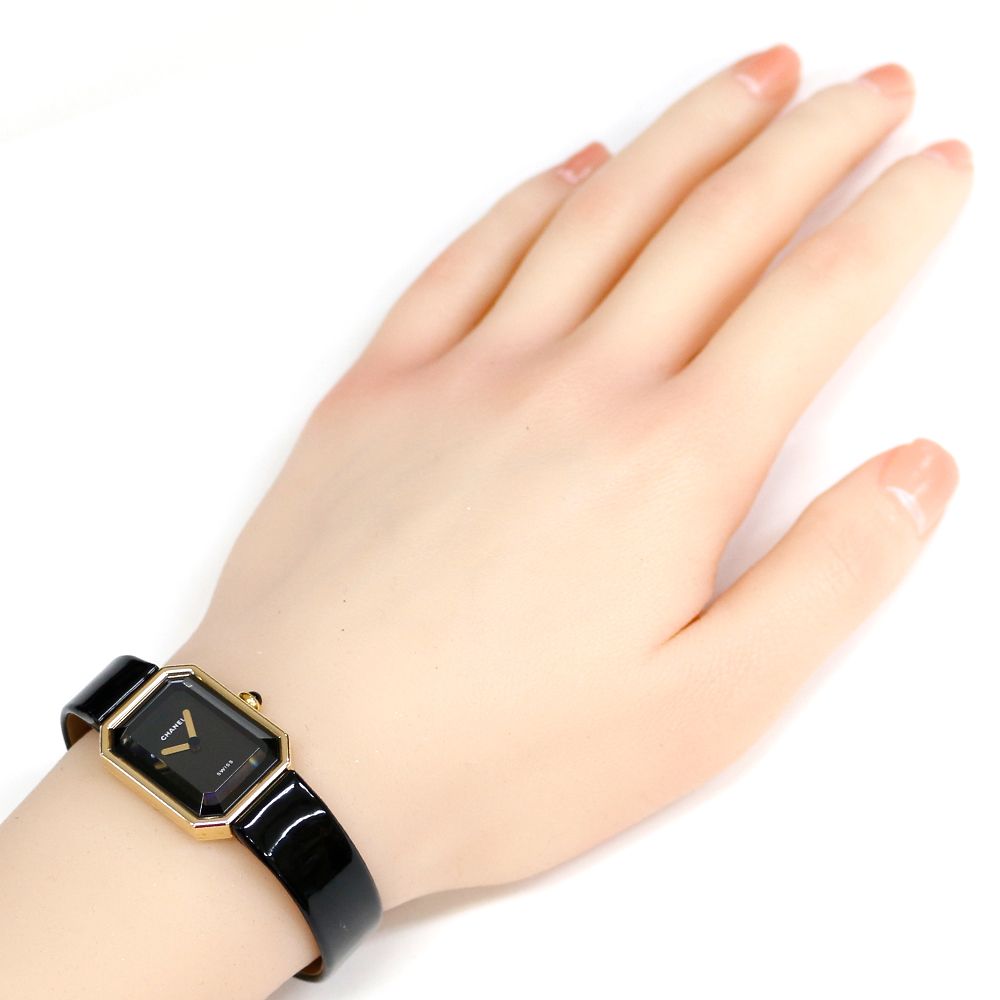 シャネル プルミエール 腕時計 時計 18金 K18イエローゴールド H0092 クオーツ 磨き直し済 レディース 1年保証 CHANEL シャネル