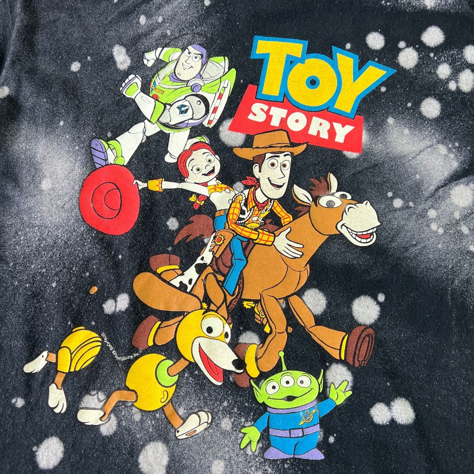 90s TOY STORY 主要キャラ集合 Tシャツ L