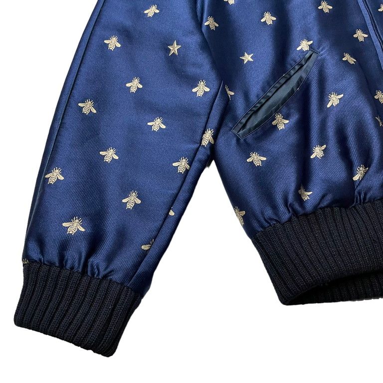 ✨極美品✨GUCCI ブレザー お受験◎ 蜂 ビー 現行タグ◎ 110cm 青 ✨極美品✨GUCCI ブレザー お受験◎ 蜂 ビー 現行タグ◎ 110cm 青