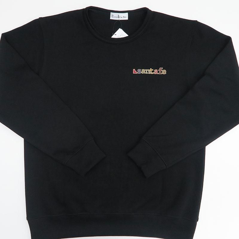 ☆30%割引☆santafe 黒 トレーナー　46(メンズL） ☆30%割引☆santafe 黒 トレーナー 46(メンズL）