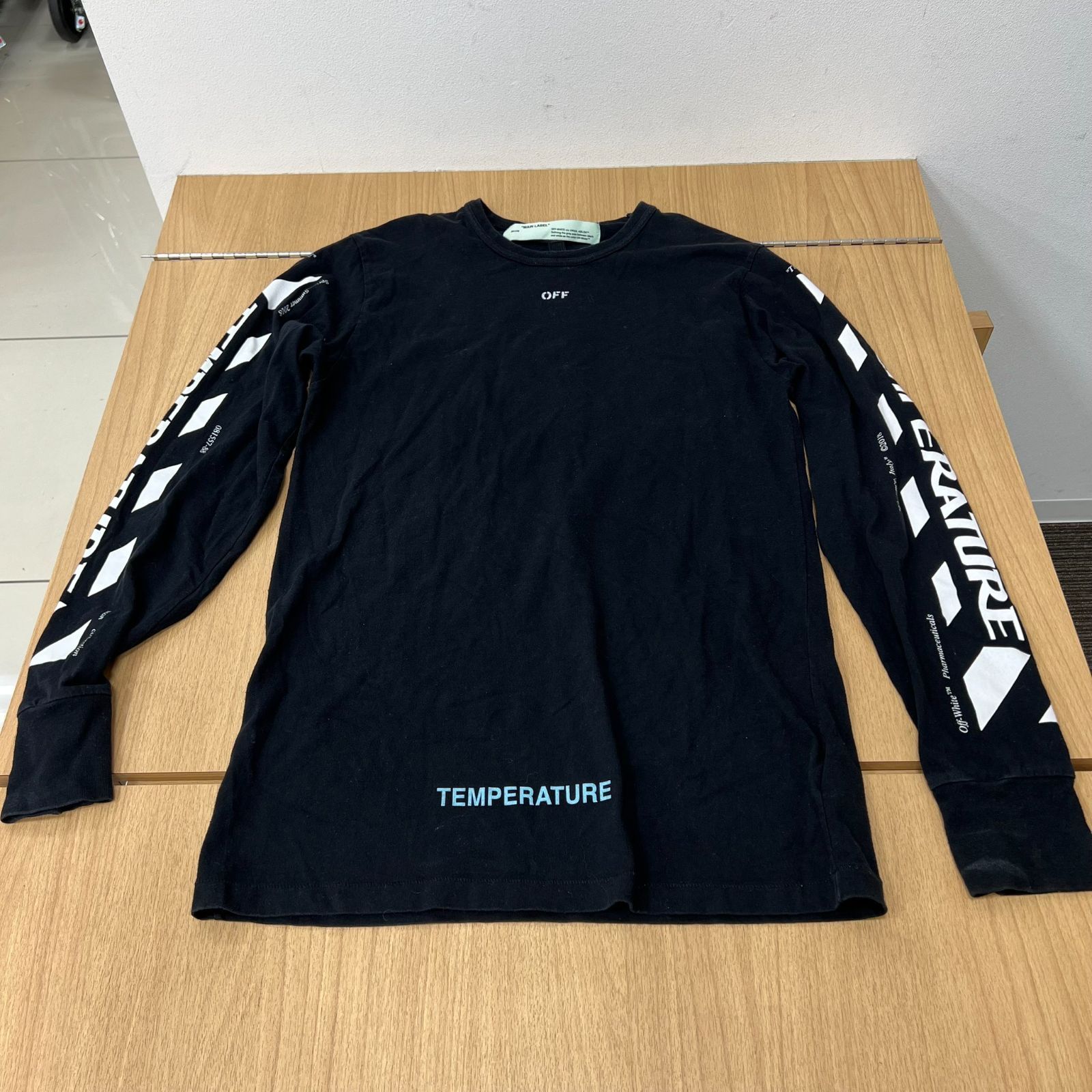 OFF-WHITE オフホワイト メインレーベル ロングTシャツ ロンティー 