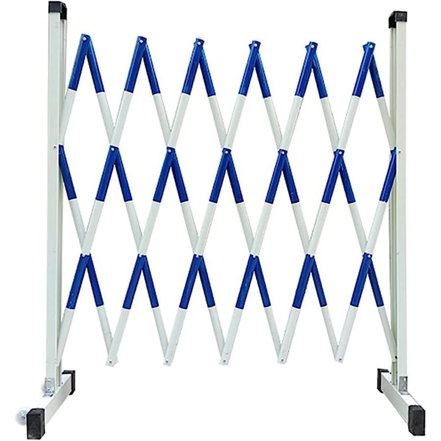 バリケードフェンス 駐車場ポール フェンス おしゃれ 屋外 車止めポール バリケード 金属拡張可能なバリケード 高い120cm 長さ2m 3m 4m 5m 